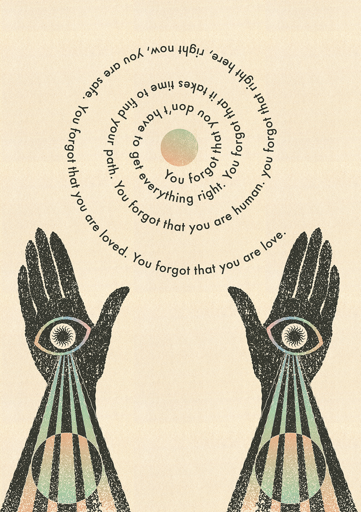 You Forgot You Are Love Print