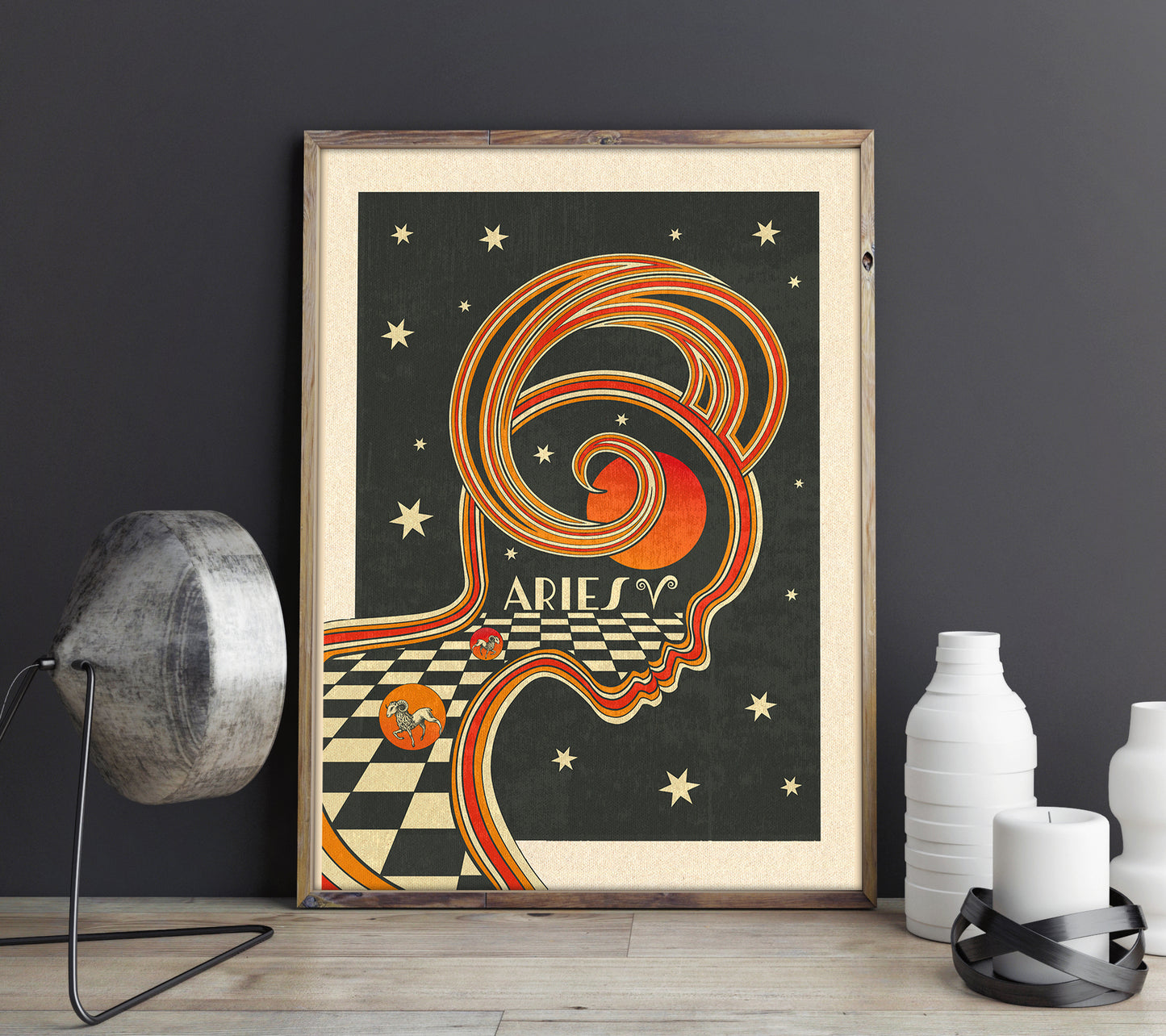 Inktally Zodiac - Aries - Print