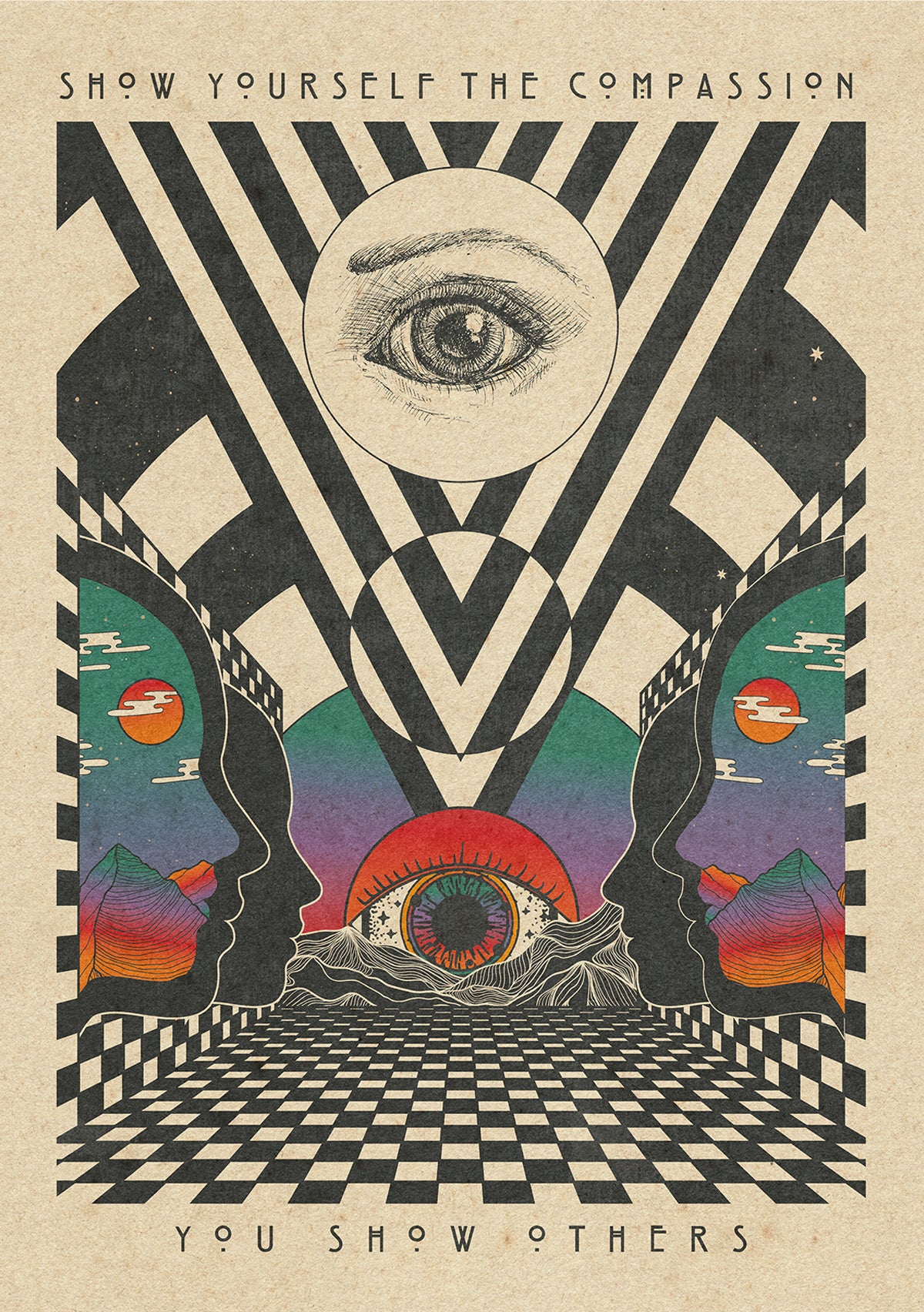 Show Yourself Compassion Print