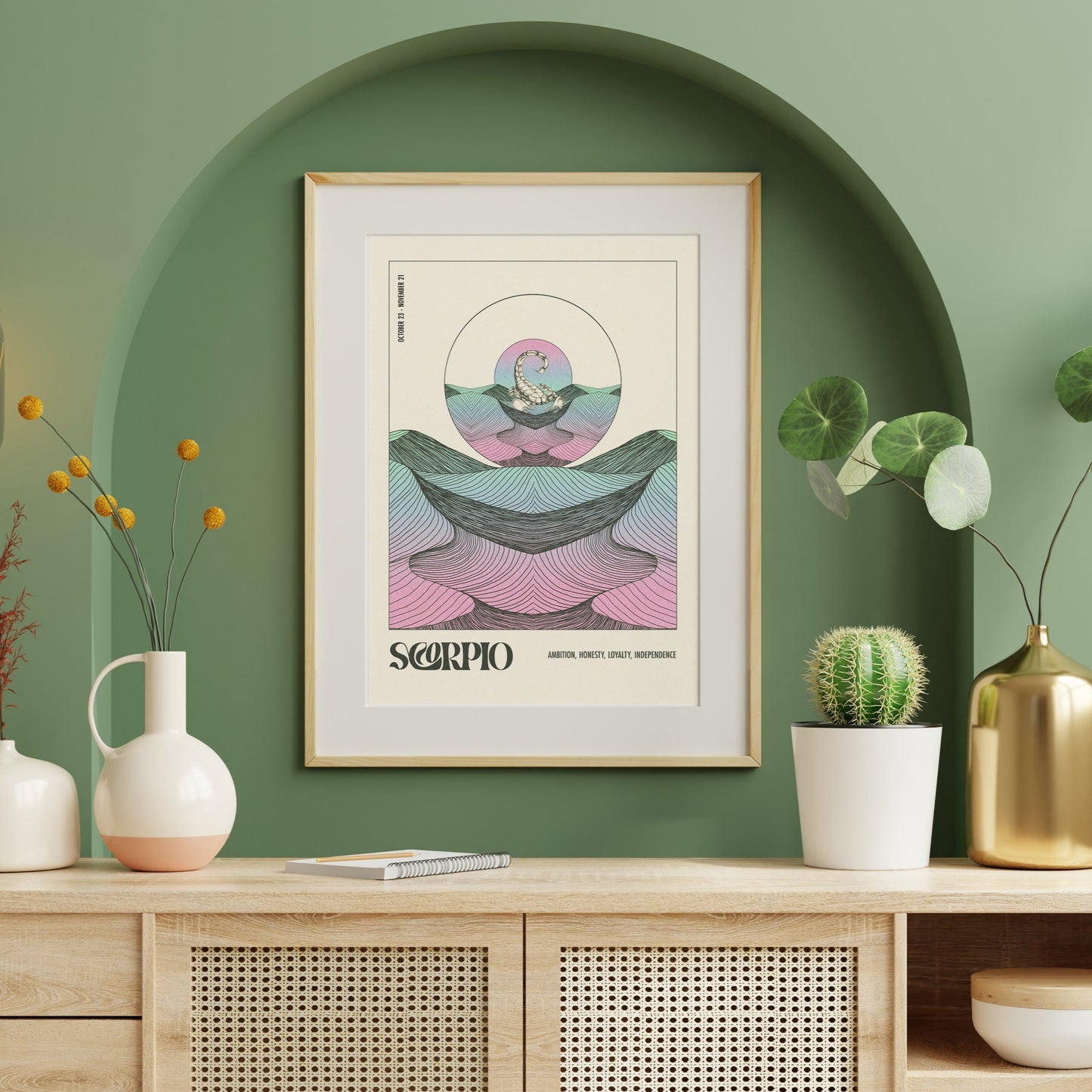 Scorpio - Pearl - Zodiac - Print