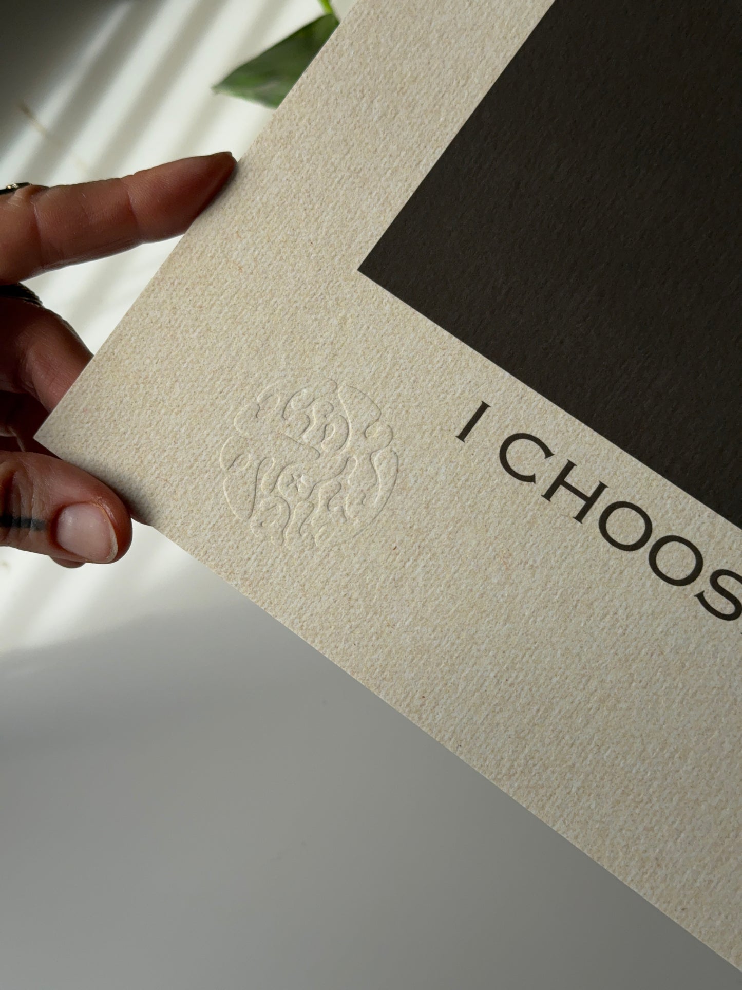 I Have A Choice - I Choose Presence - Limited edition (20 per size)