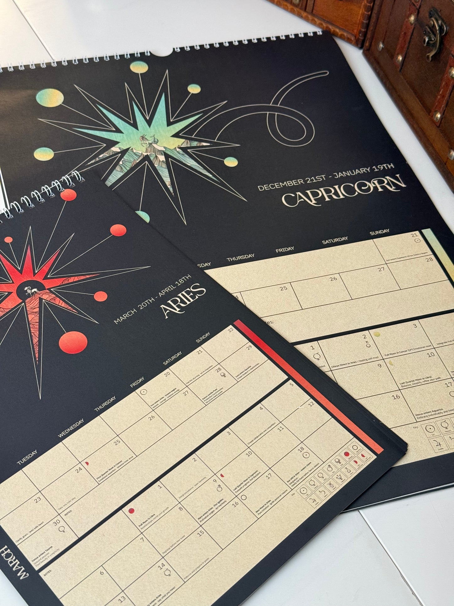 INKTALLY ZODIAC CALENDAR 2026