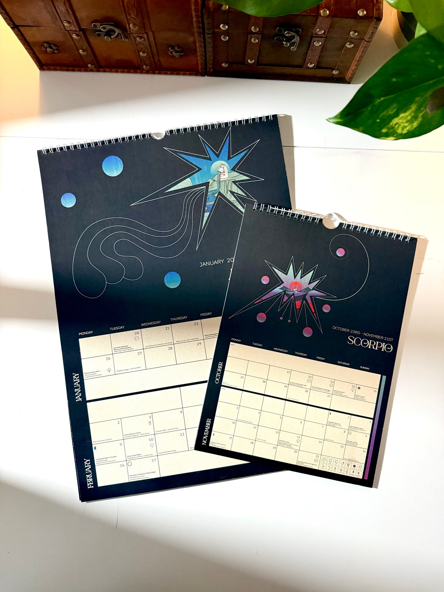 INKTALLY ZODIAC CALENDAR 2026