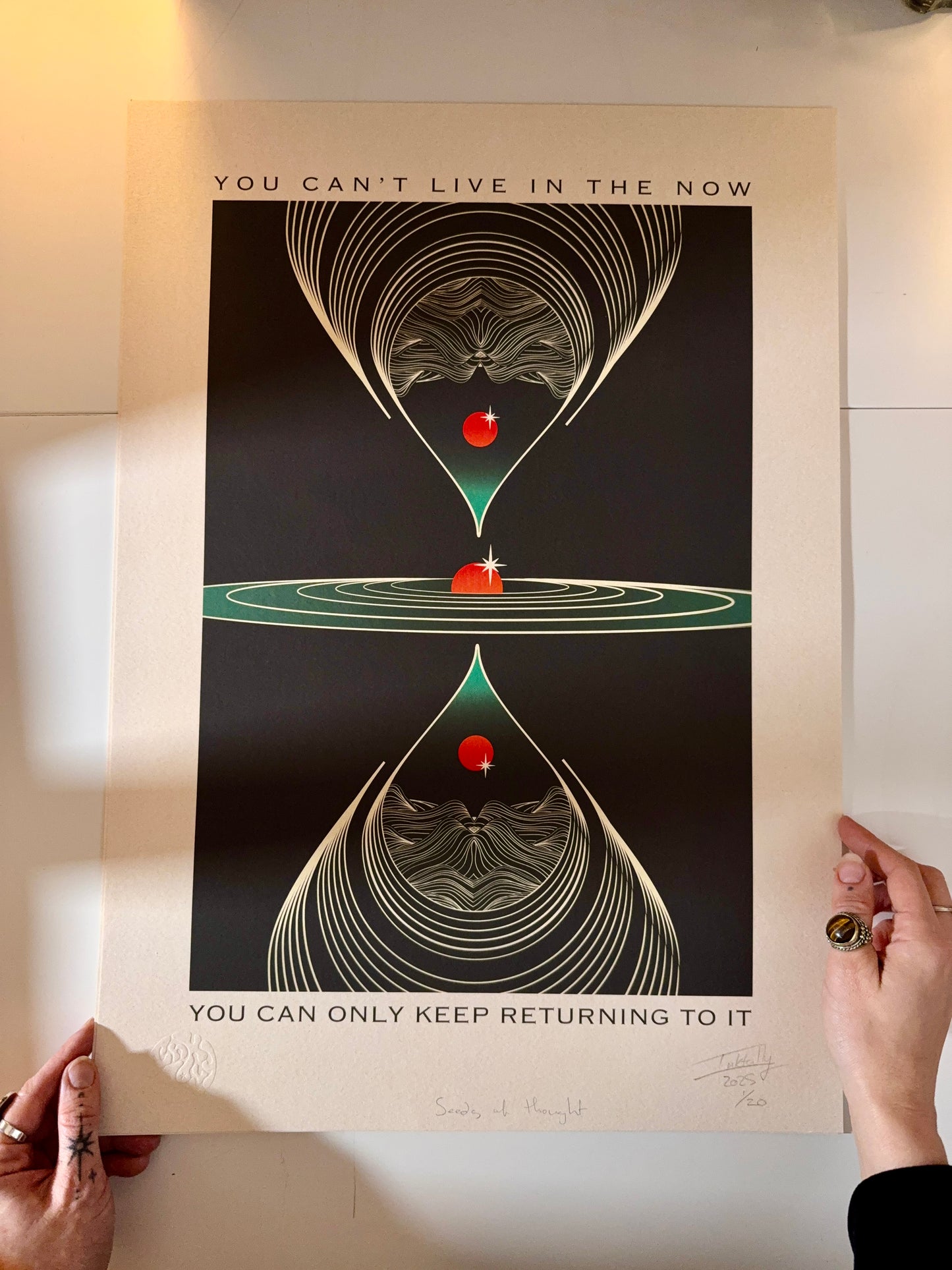 Keep Returning To The Now - Limited edition (20 per size)