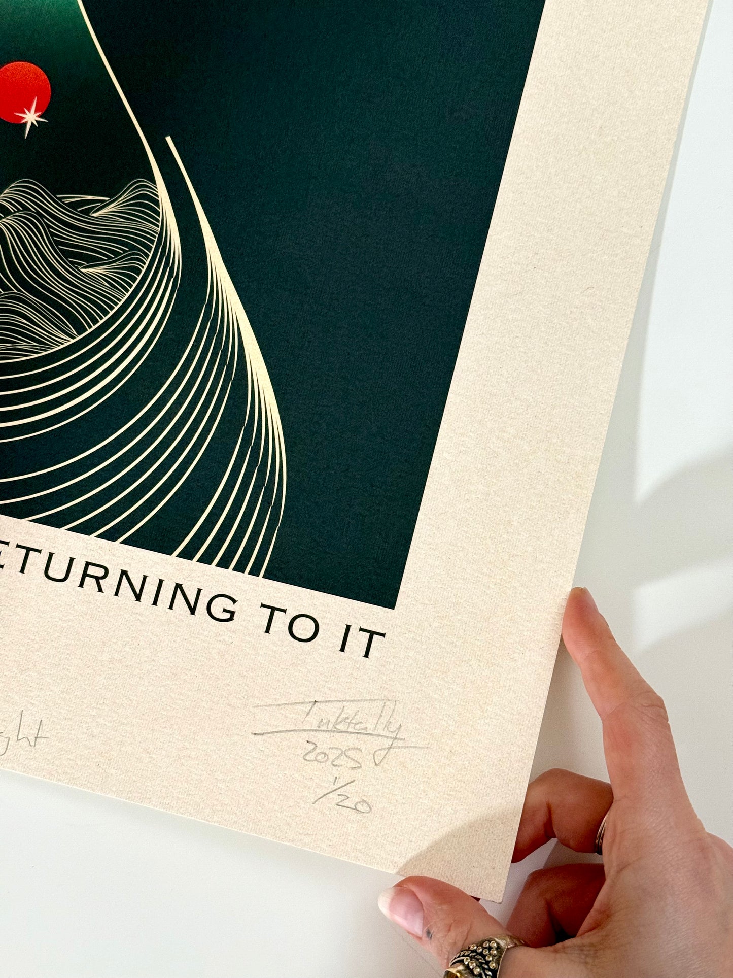 Keep Returning To The Now - Limited edition (20 per size)