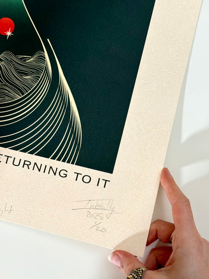 Keep Returning To The Now - Limited edition (20 per size)