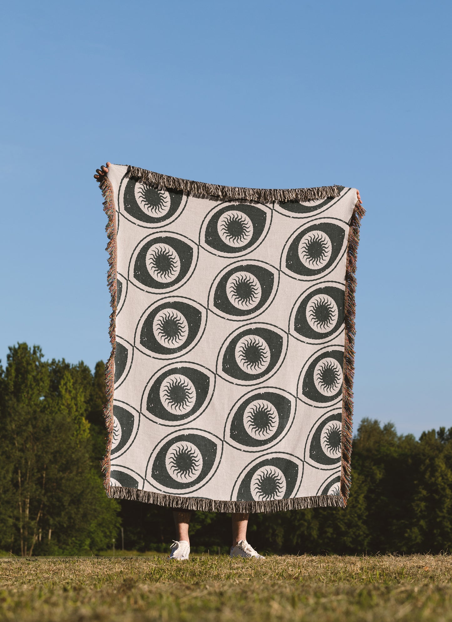 Inktally Eye Woven Hanging Blanket