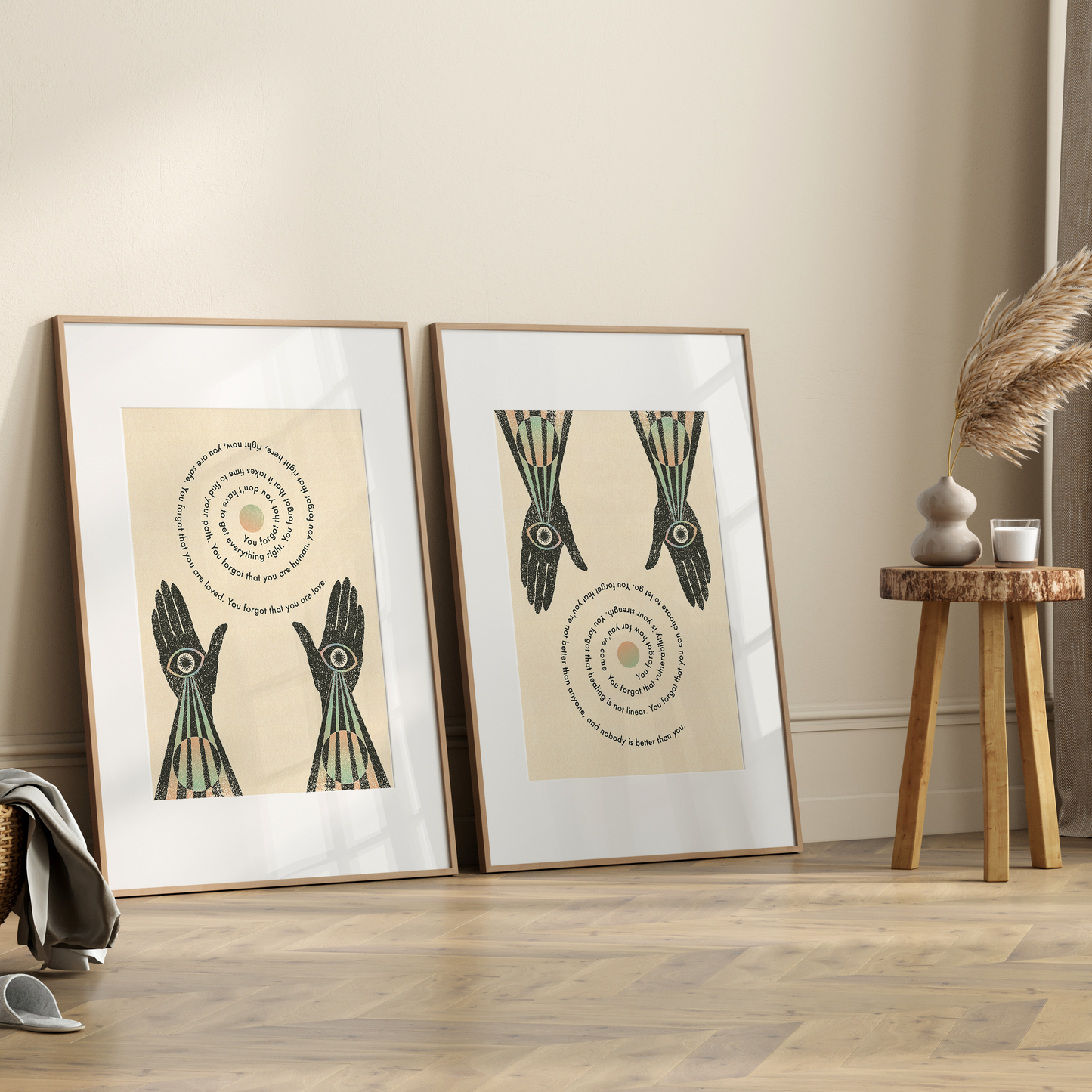 Set of 2 prints - You Forgot