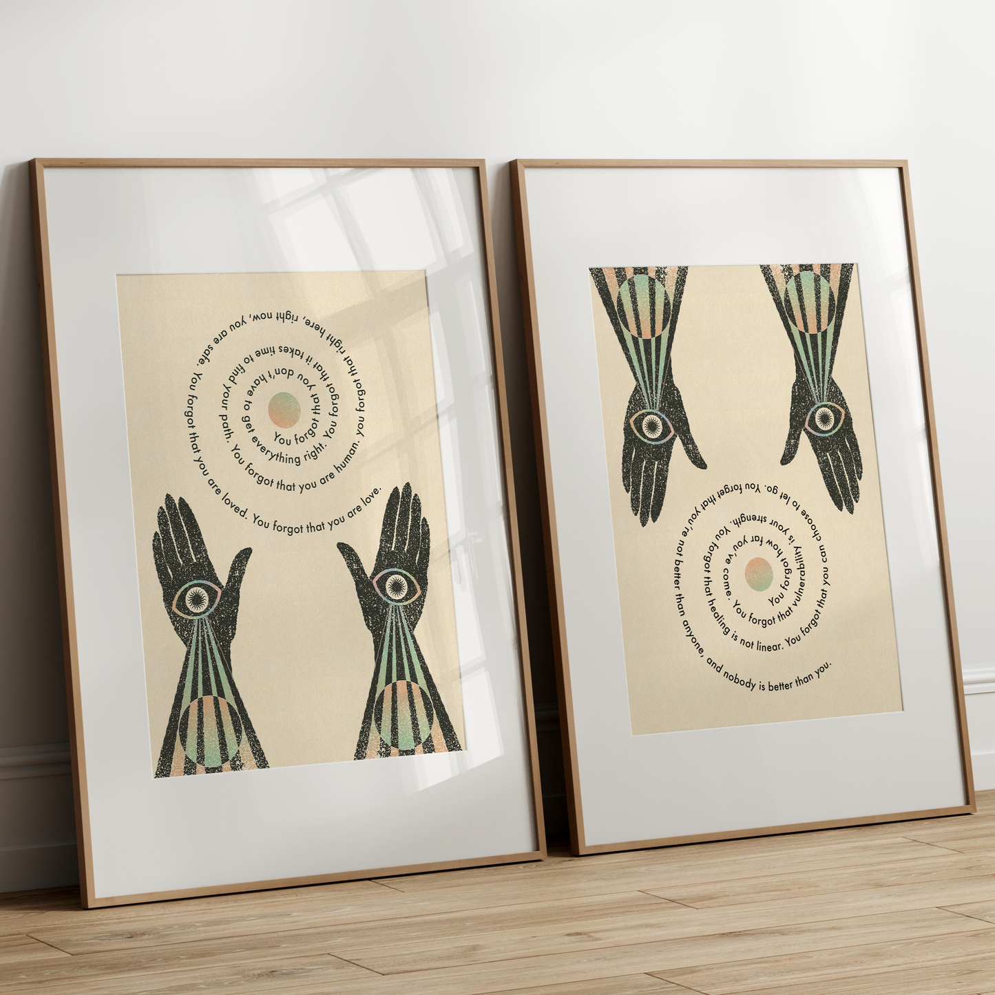 Set of 2 prints - You Forgot