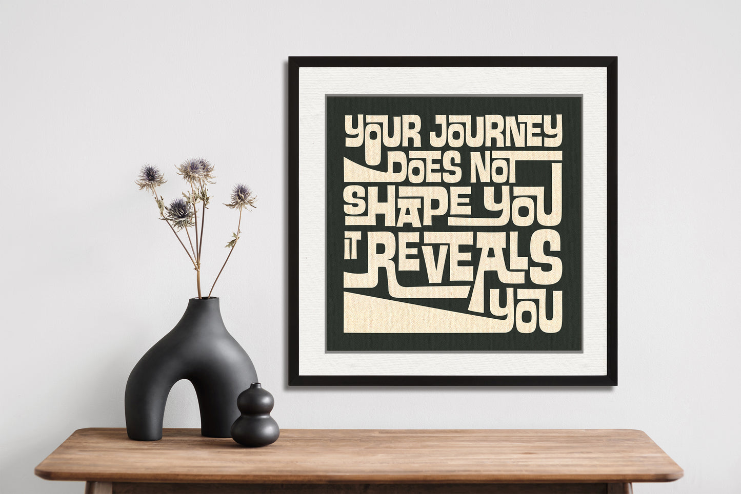 Your Journey - Inspirational Typography Poster