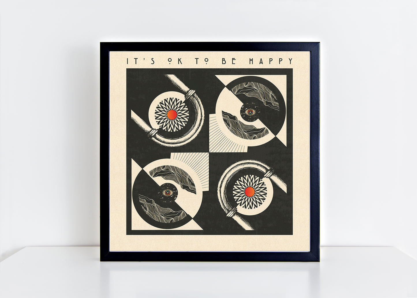 It's Ok To Be Happy - Print