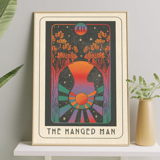 Inktally Major Arcana Tarot - The Hanged Man - Print