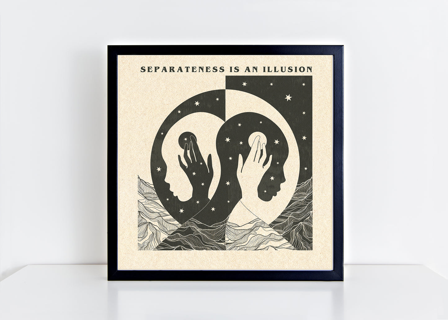 Separateness Is An Illusion - Print