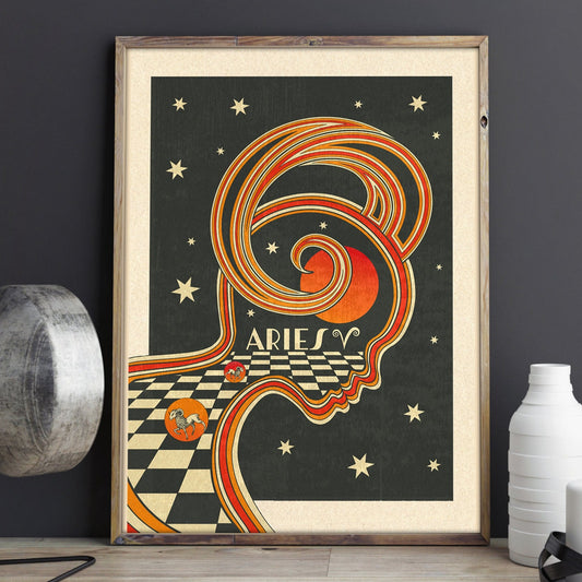 Inktally Zodiac - Aries - Print