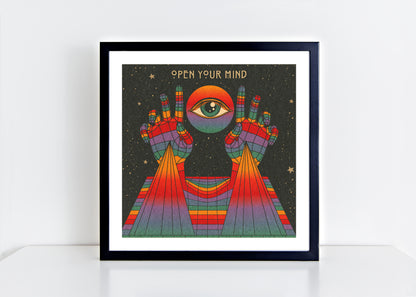 Open Your Mind Print