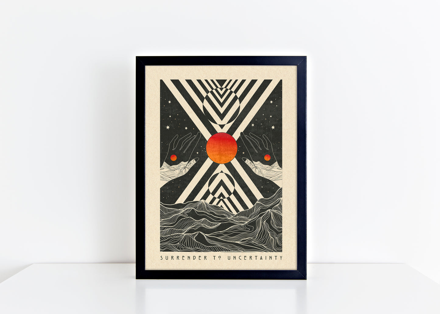 Surrender To Uncertainty Print