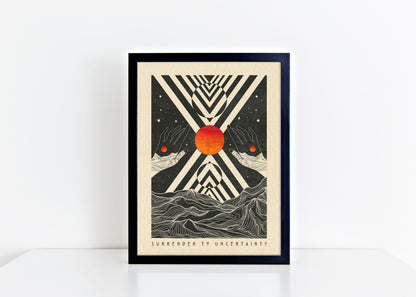 Surrender To Uncertainty Print