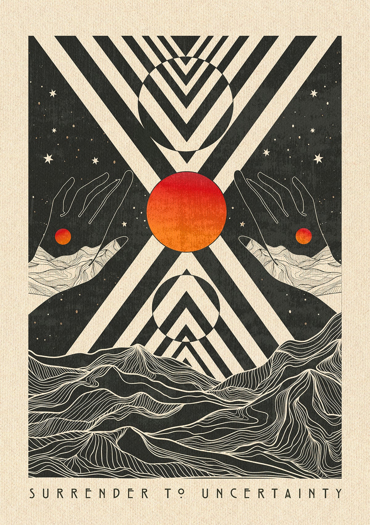 Surrender To Uncertainty Print