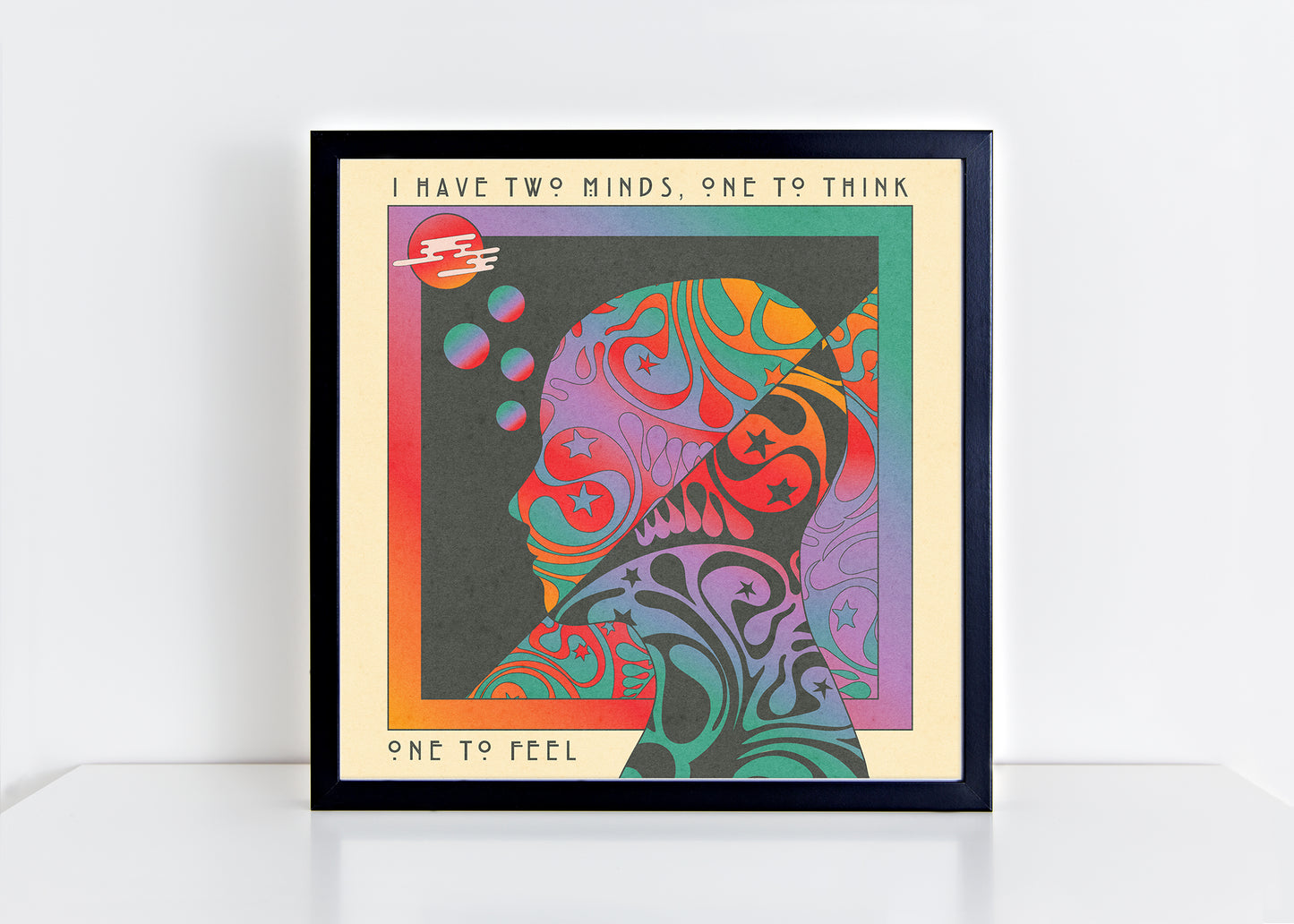 Two Minds- Square Print
