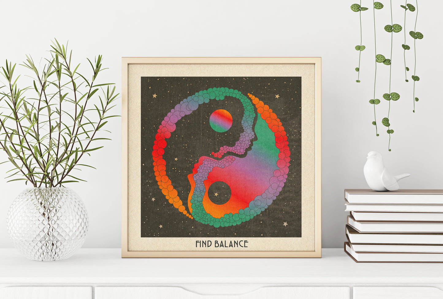 Find Balance - Yin and Yang - Print