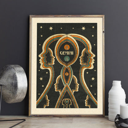 Gemini - Zodiac - Print
