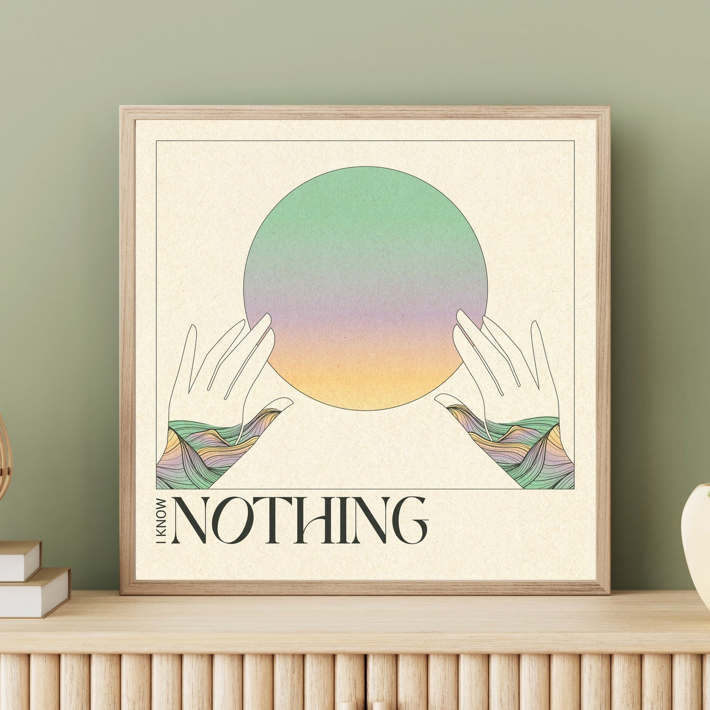 I Know Nothing - Inspirational Poster