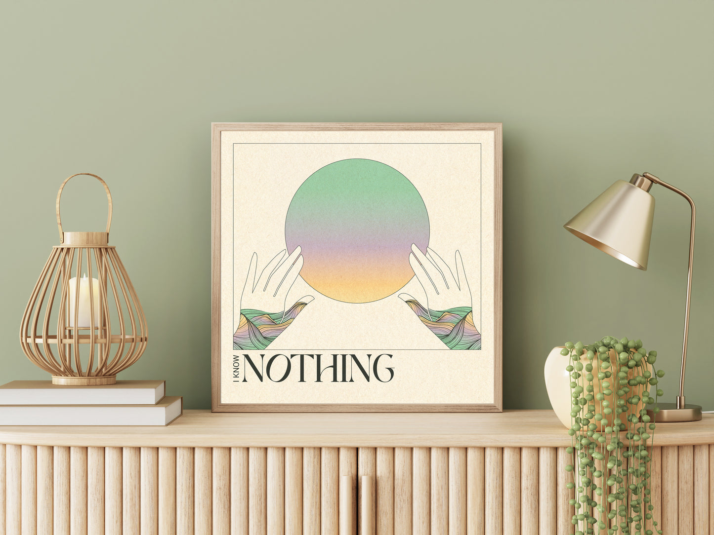 I Know Nothing - Inspirational Poster