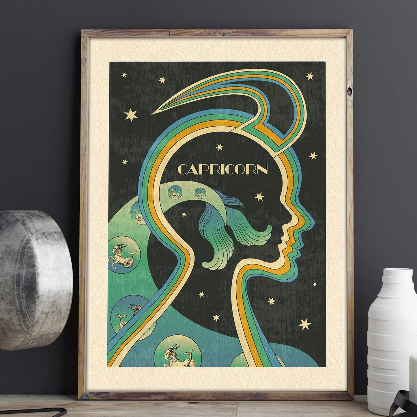 Capricorn - Zodiac - Print