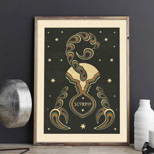 Scorpio - Zodiac - Print