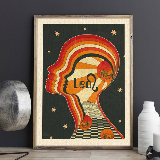 Inktally Zodiac - Leo - Print