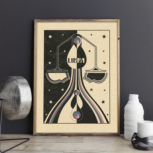 Libra - Zodiac - Print