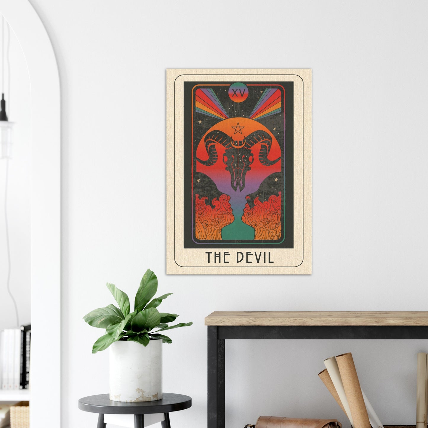 Inktally Major Arcana Tarot - The Devil - Print