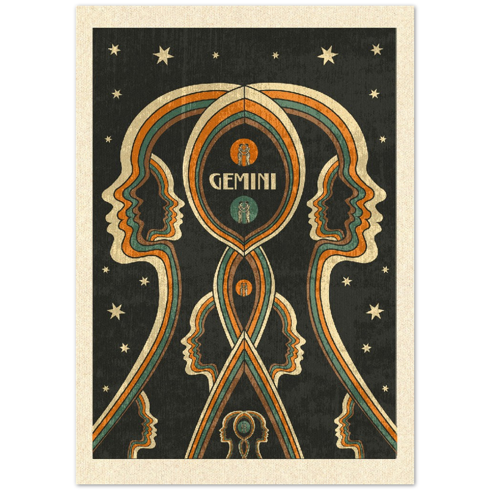 Gemini - Zodiac - Print