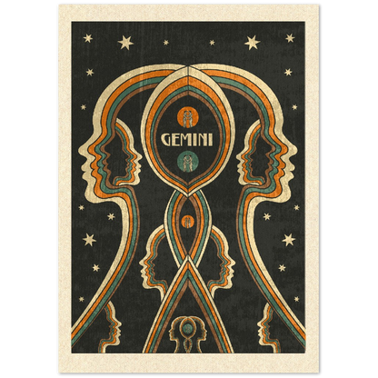 Gemini - Zodiac - Print