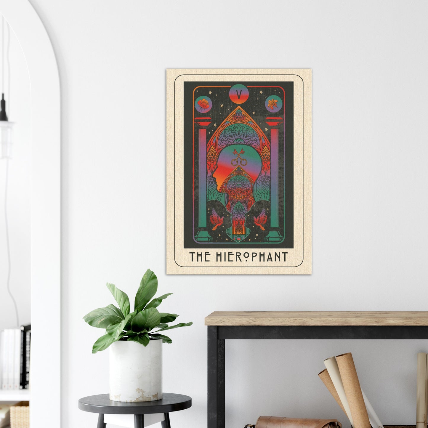Inktally Major Arcana Tarot - The Hierophant - Print