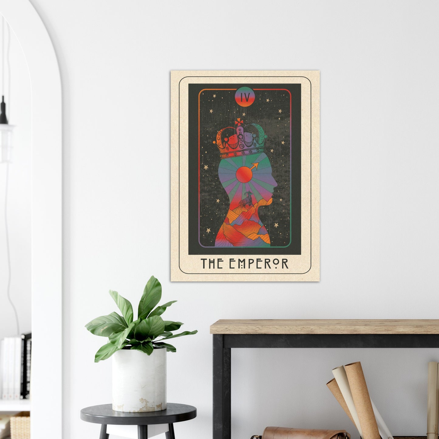 Inktally Major Arcana Tarot - The Emperor - Print