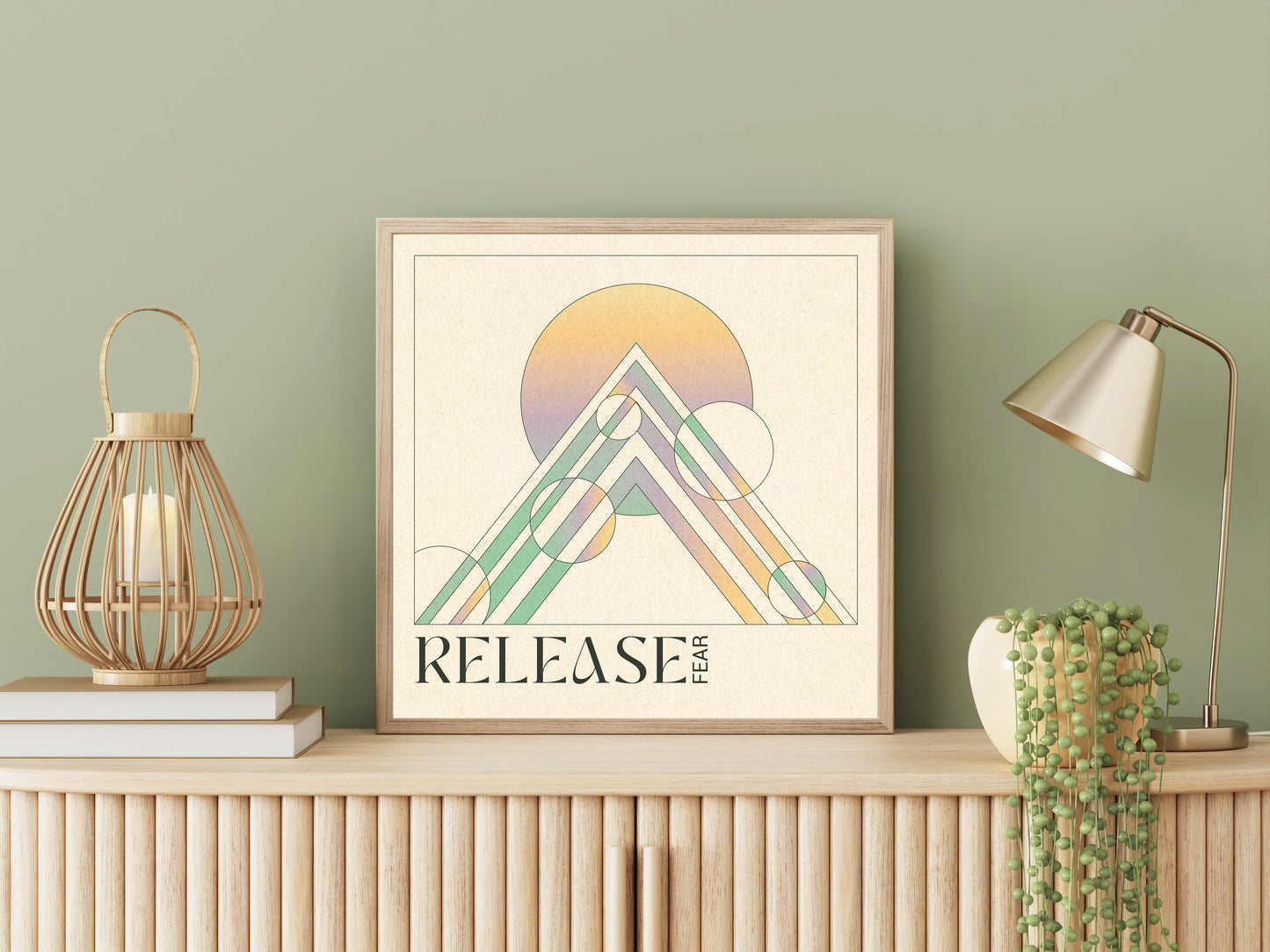 Release Fear - Inspirational Poster