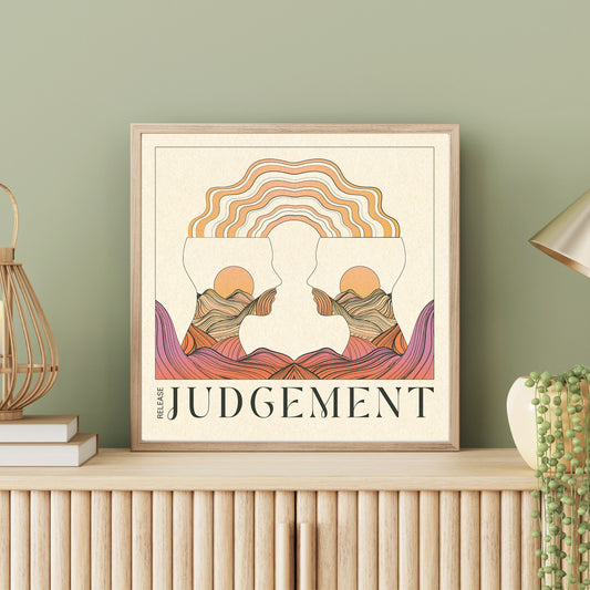 Release Jugdement - Inspirational Poster