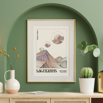 Sagittarius - Pearl - Zodiac - Print