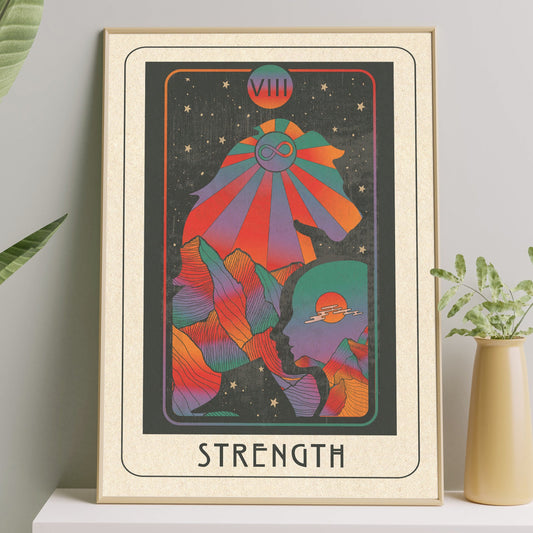 Inktally Major Arcana Tarot - Strength - Print