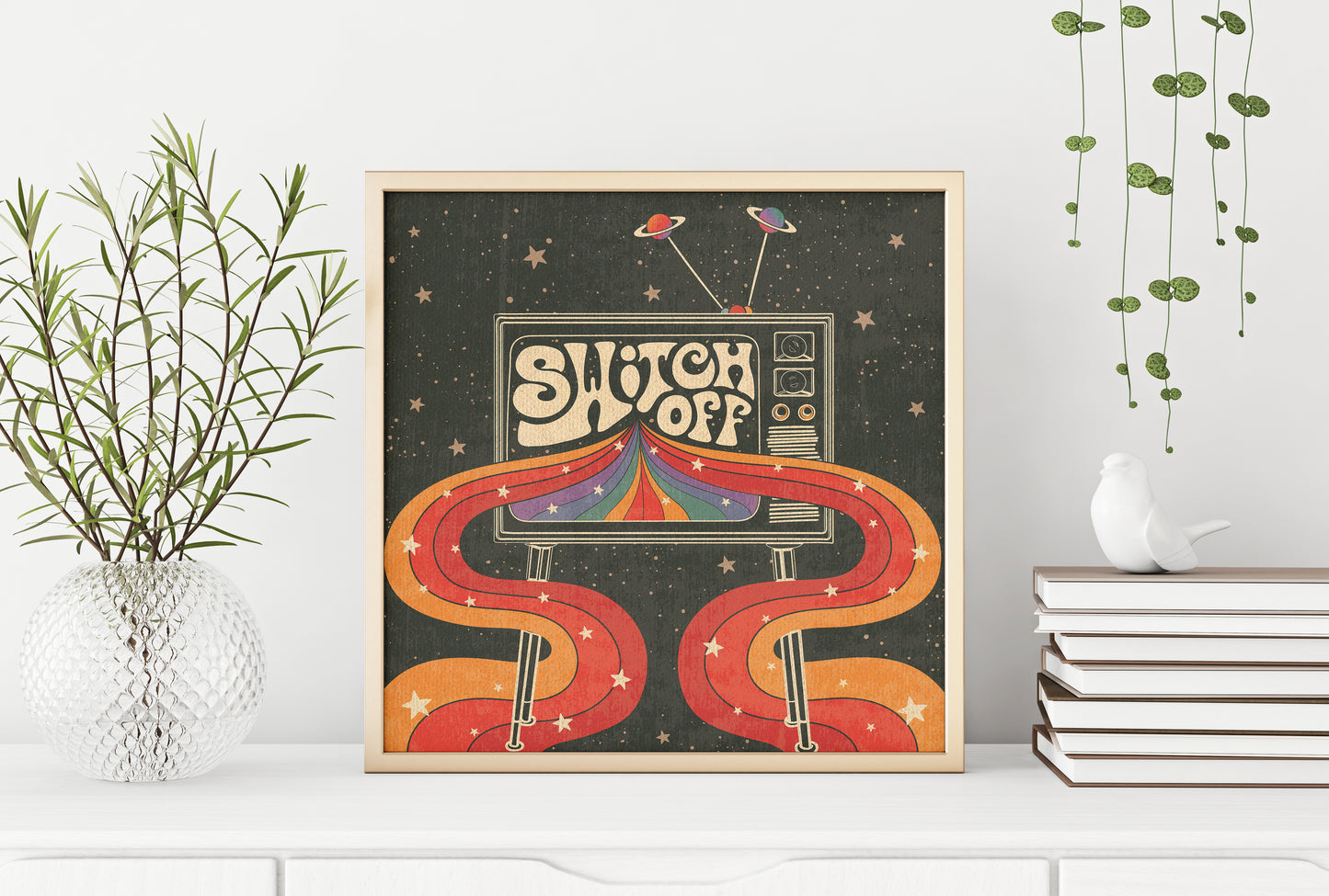 Switch Off Art Print
