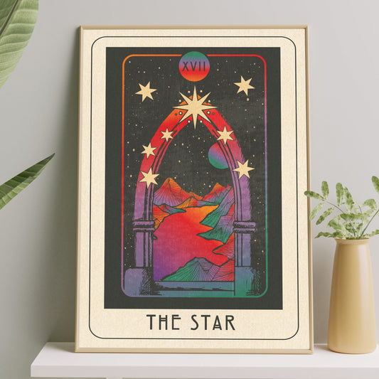 Inktally Major Arcana Tarot - The Star - Print