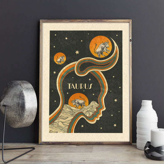 Taurus - Zodiac - Print