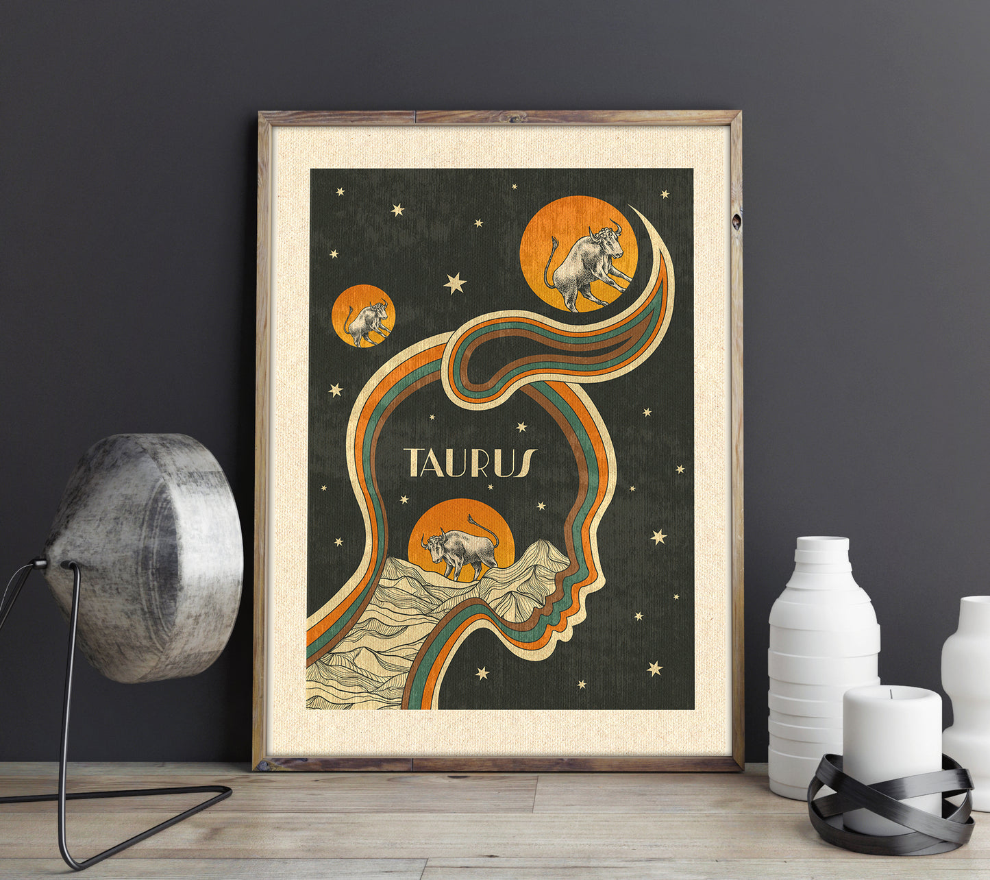 Taurus - Zodiac - Print