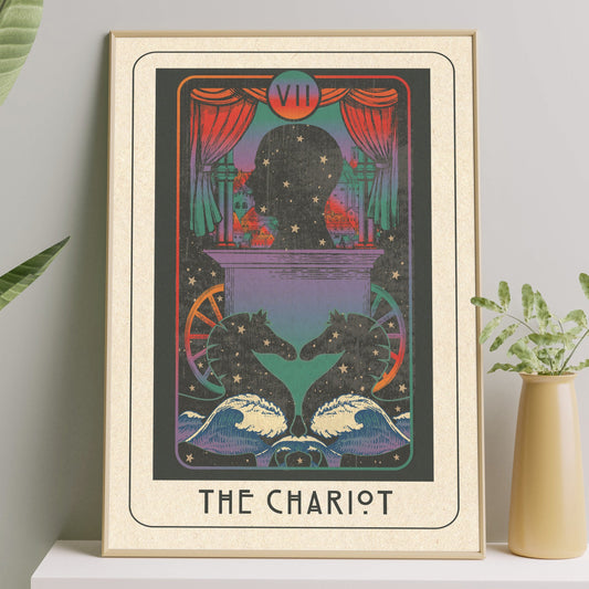 Inktally Major Arcana Tarot - The Chariot - Print