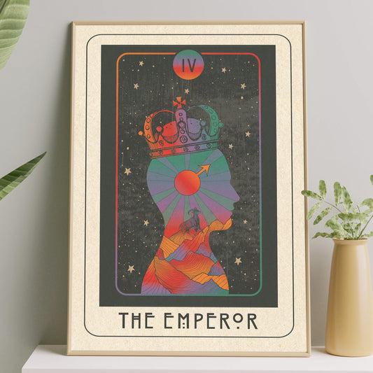Inktally Major Arcana Tarot - The Emperor - Print