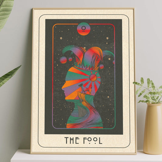 Inktally Major Arcana - Tarot - The Fool - Print