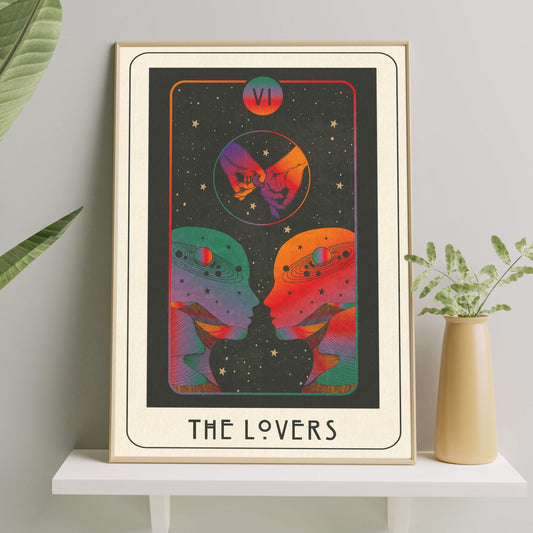 Inktally Major Arcana Tarot - The Lovers - Print