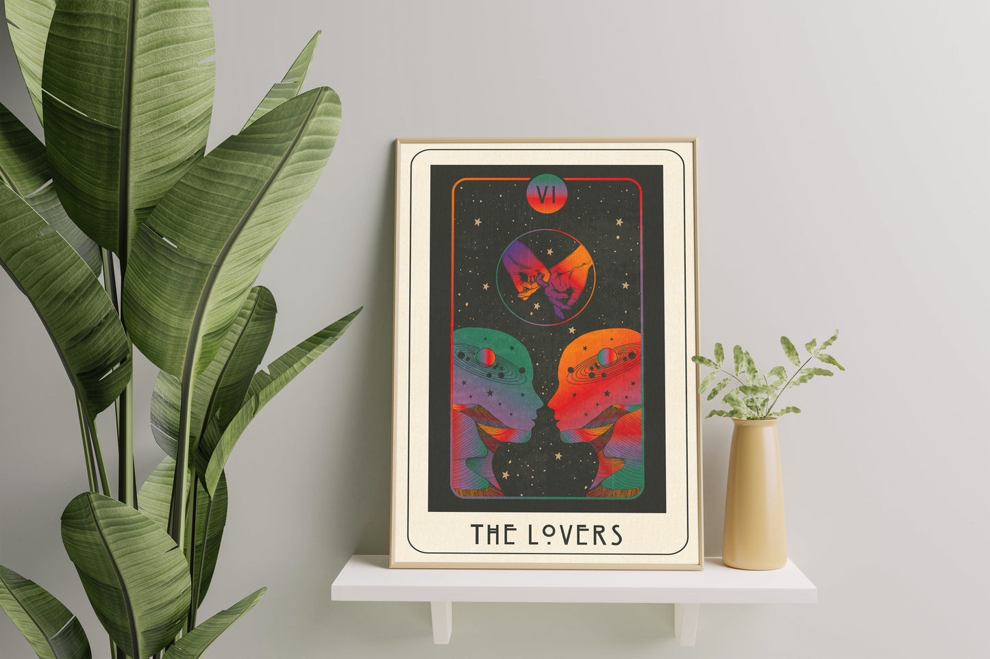 Inktally Major Arcana Tarot - The Lovers - Print